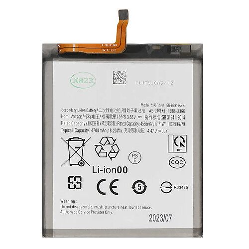 Avizar Batterie interne pour Samsung S23 Plus Capacité 4700mAh Parfaitement Compatible