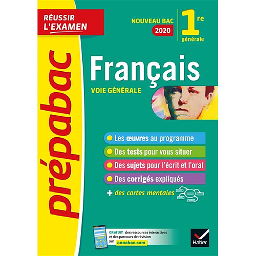 Français 1re générale : nouveau bac 2020 · Occasion