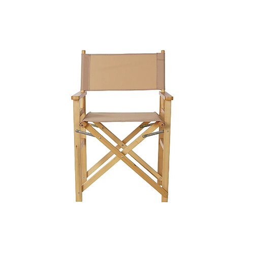 Pegane Lot 4 chaises jardin en bois pliante marron - Largeur 56 x Hauteur 87 x Profondeur 48 cm