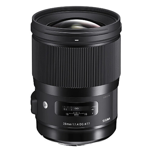 SIGMA Objectif 28mm f/1.4 DG HSM Art compatible avec Sony FE