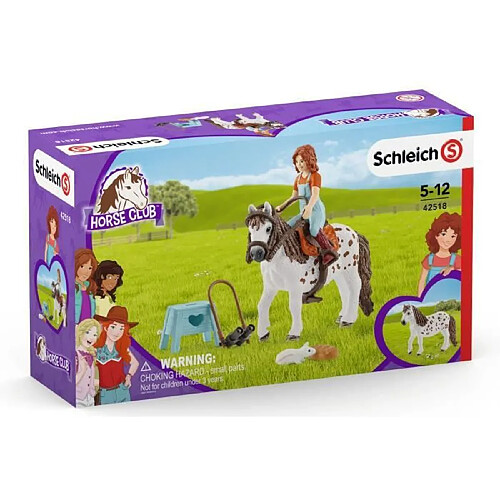 SCHLEICH Horse Club Mia + Spotty - Pour enfant