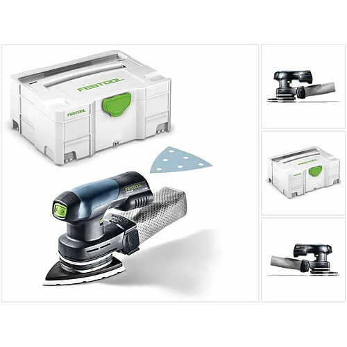 Festool DTSC 400 Li-Basic 18V Ponceuse Delta hybride sans fil avec boîtier Systainer - sans Batterie ni Chargeur ( 201526 )