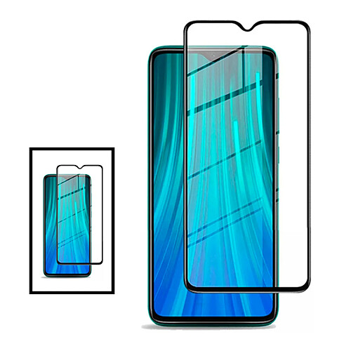 PHONECARE Kit 2 Film de Verre Trempé 5D Full Cover pour Xiaomi Redmi Note 8