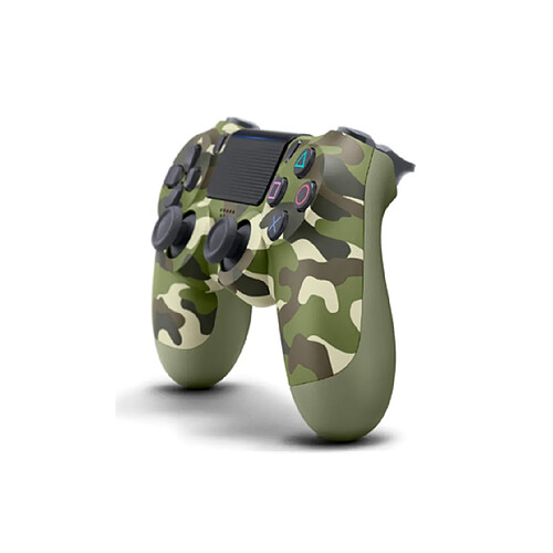 YP Select Manette sans fil WJS Ps4 avec manette Bluetooth à double vibration pour PlayStation 4 Pro télécommande de jeu vert armée