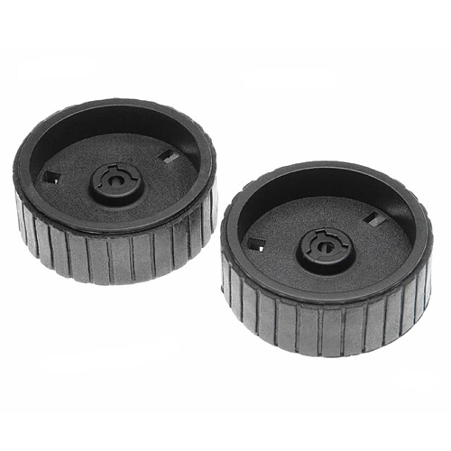 vhbw 2x Roues compatible avec iRobot Braava robot aspirateur automatique, robot nettoyeur de sol