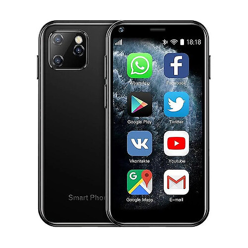 Universal Aujourd'hui, mini smartphone Android 6.0 téléphone 3D verre mince et mignon corps de marché HD caméra Dual SIM Quad Core XS11