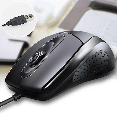 Universal Souris de souris de roue optique USB 3D pour ordinateur portable de bureau PC