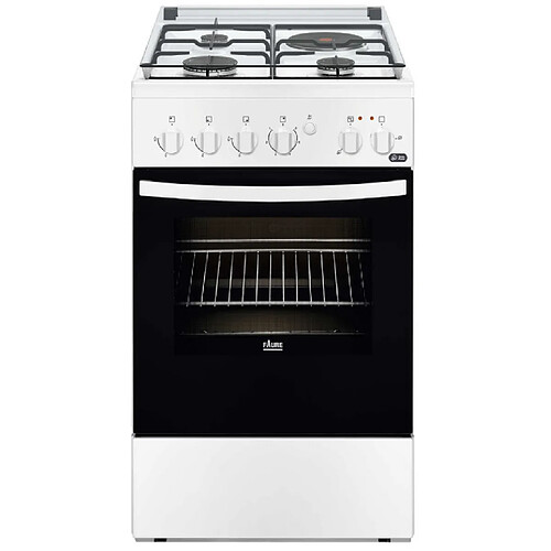 Cuisinière mixte a 60l 4 feux blanc - fcm54041wa - FAURE