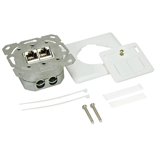 LogiLink Prise RJ45 double Cat.6, 2 x port RJ45 ()