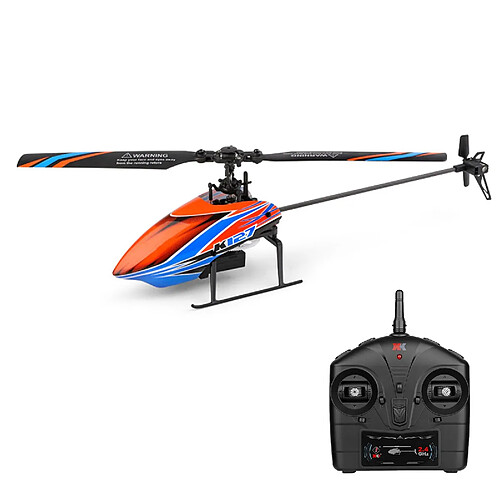 Universal 4CH 6 Axis Gyro Single Blade RC Helicopter(Orange)