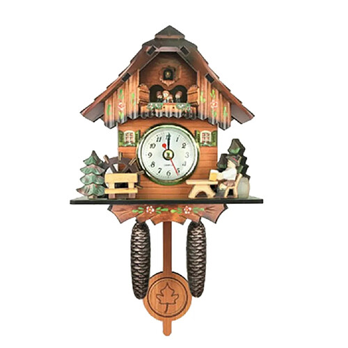 antiquité coucou horloge murale horloge en bois vintage décor à la maison excellent cadeau f