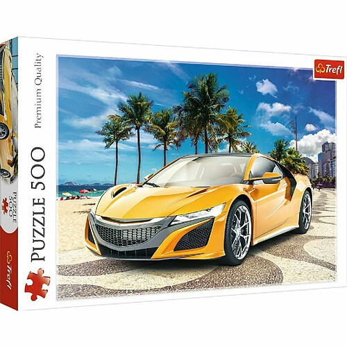 trefl - puzzle 500pezzi, summer trip sport car [wztrft0uj073813]