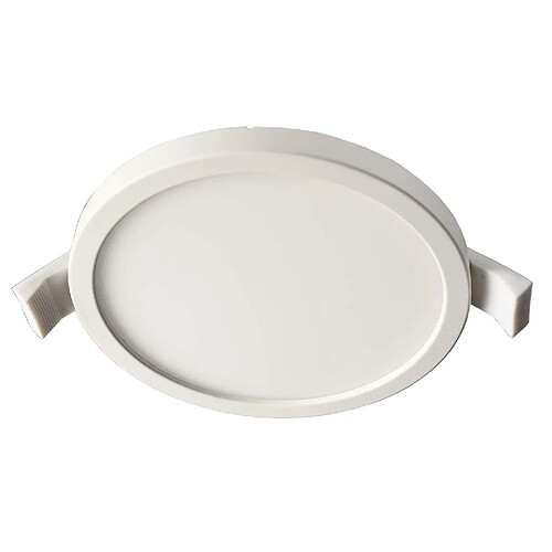 Round plafonnier encastré 10cm spot LED 7W panneau lumineux moderne plafond intérieur entrée couloir bureau magasin 230V LUMIÈRE 3000K