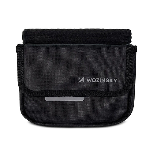 Ozzzo wozinsky cadre sac de velo sacoche de velo etui de telephone etanche 1.5l noir (wbb26bk)