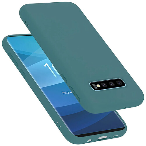 Cadorabo Coque Samsung Galaxy S10 PLUS Etui en Vert