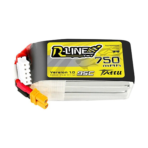 Tattu Accu Lipo 750mAh 14.8V 4S 95C