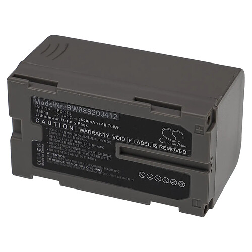 vhbw Batterie compatible avec Topcon Total Station GM-52 outil de mesure (5500mAh, 7,4V, Li-ion)