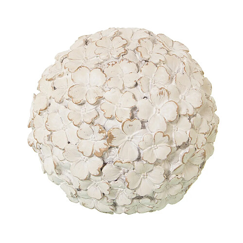 Boule Décorative Alexandra House Living Blanc Résine Plastique 9 x 9 x 9 cm