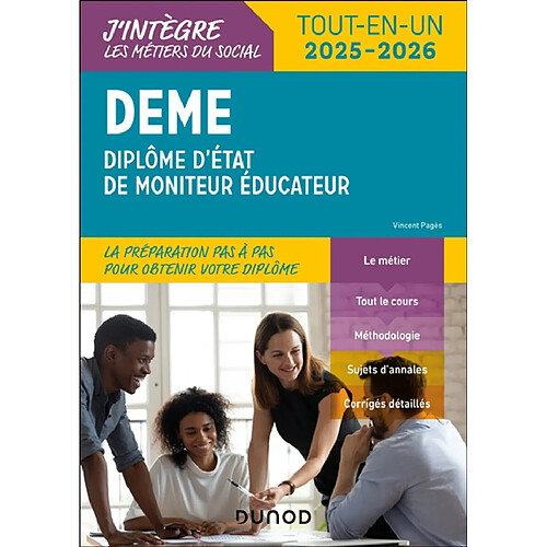 DEME : diplôme d'Etat de moniteur éducateur : tout-en-un 2025-2026