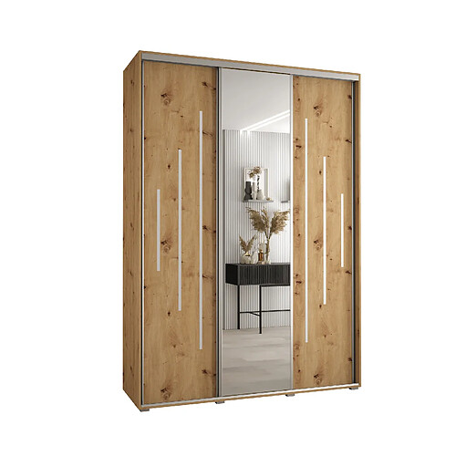 Abiks Meble Armoire Davos 13 À Portes Coulissantes 235,2/170/60 3 Portes