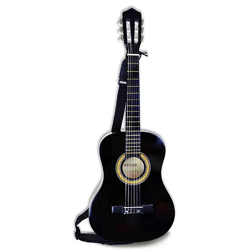 Bontempi Guitare classique noire en bois 93 cm