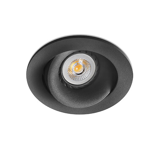 Faro Barcelona Downlight encastré noir inclinable GU10