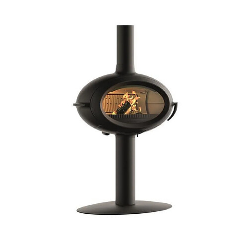 Poêle à bois fonte 7kw noir - p648114 - INVICTA