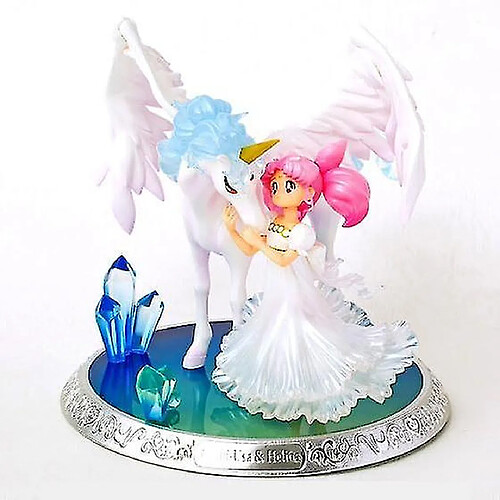 Universal 13cm anime japonais Chouette Sailor Moon Chibiusa et Helios PVC Action Action Figure