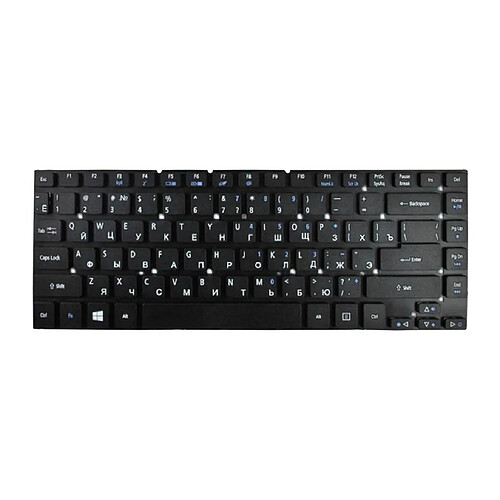 Clavier russe pour ordinateur portable sans fil