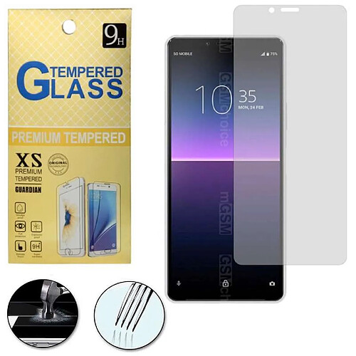 Htdmobiles Film de protection vitre verre trempe transparent pour Sony Xperia 10 II