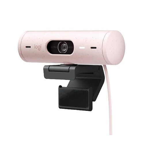 Logitech - Brio 500 Webcam HD avec Expo Auto - Rose