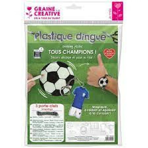 Graines Creatives Kit Plastique Dingue Football