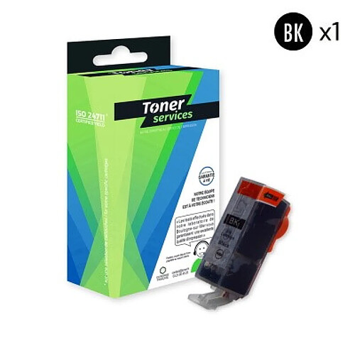 TONER SERVICES Compatible Canon PGI520 Cartouche Noir 2932B001 (C520)