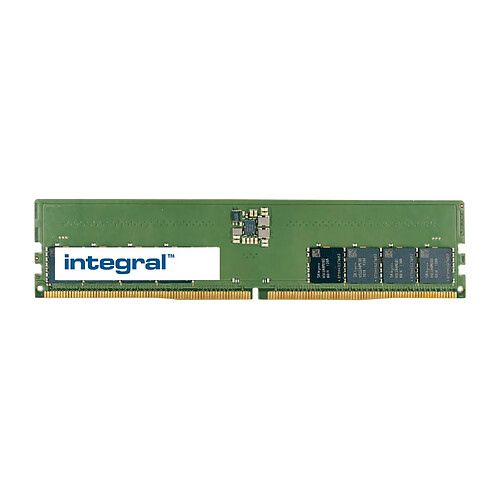 Integral 16GB PC RAM MODULE DIMM DDR5 4800MHZ PC5-38400 UNBUFFERED NON-ECC 1.1V 2GX8 CL40