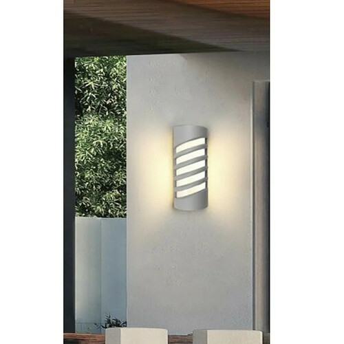 Tradex MURALE LED 12 W POUR LUMIÈRE EXTÉRIEURE 3000K 6500K 4000K GRIS IP65 ES56