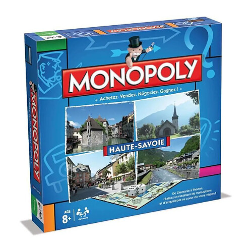 Winning Moves MONOPOLY Haute-Savoie - Jeu de societe - Version francaise