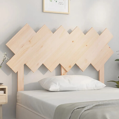 vidaXL Tête de lit 122,5x3x80,5 cm Bois massif de pin