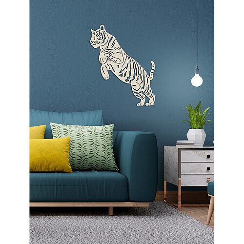 EPIKASA Décoration Murale en Métal Tigre 3