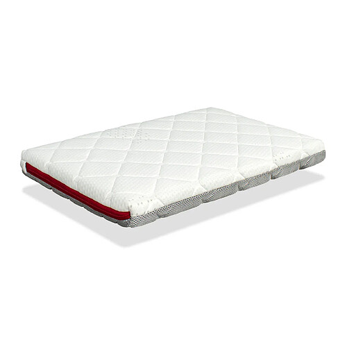 Dormalit Matelas Bébé Berceau 80x50 Epaisseur 7 CM MINI CANDY - Déhoussable, lavable, mousse à mémoire de forme et respirant