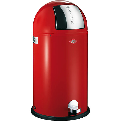 Poubelle Kickboy 40L Rouge, Wesco