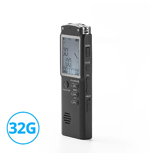 Universal 32 Go d'activation vocale audio numérique enregistreur vocal stylo USB non-stop 70 heures d'enregistrement PCM support carte TF | magnétophone numérique