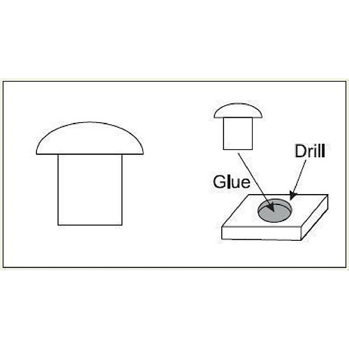 Rivets 0,9 mm - 1:35e - Plus model