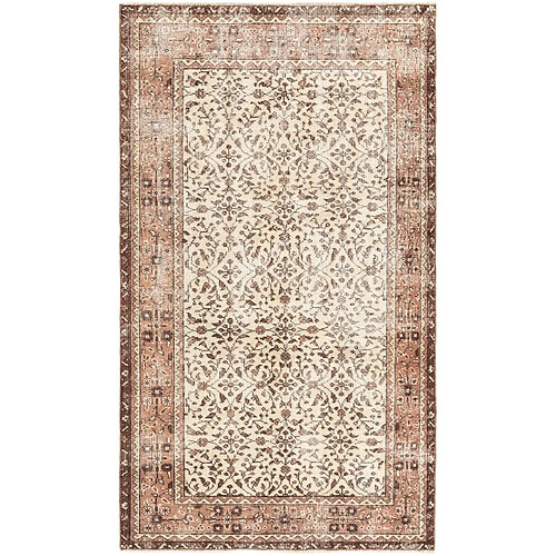 Vidal Tapis de laine 201x114 beige Ultra Vintage