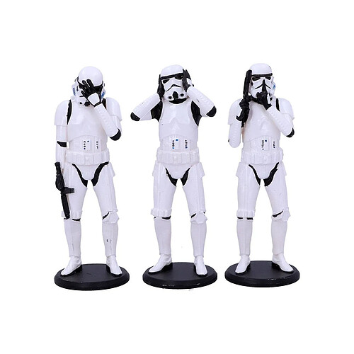 Nemesis Now Original Stormtrooper - Pack 3 figurines Three Wise Stormtroopers 14 cm