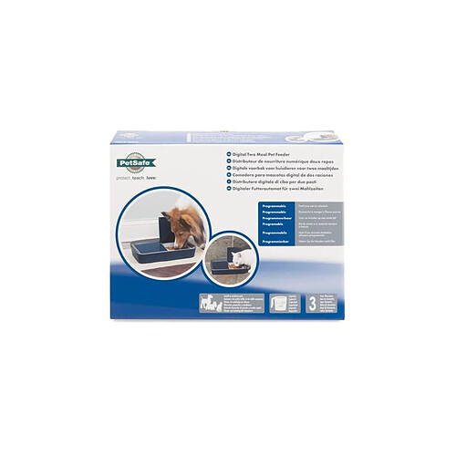 Petsafe Distributeur Automatique 2 Repas - Pour Chat Et Chien