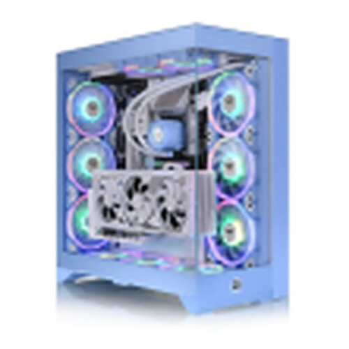 Boîtier ATX semi-tour THERMALTAKE CTE E600 MX HYDRANGEA BLUE Bleu