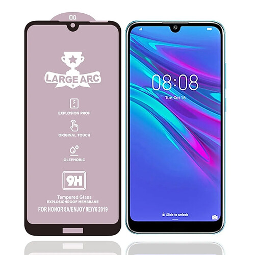 Wewoo Film de verre trempé Pour Huawei Y6 2019 9H HD High Alumina Full Screen de