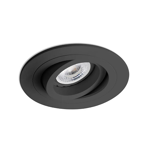 Faro Barcelona Downlight encastré noir inclinable GU10