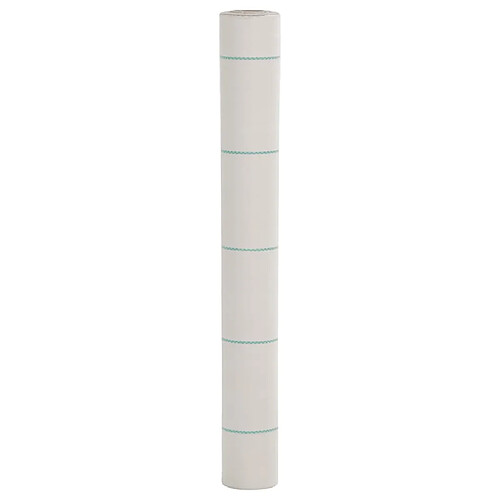 vidaXL Membrane anti-mauvaises herbes blanc 1x50 m PP