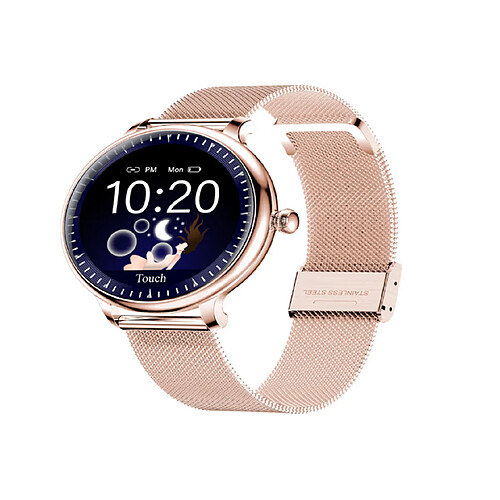 NY12 1,08 pouce Écran haute définition Smart Watch Light and Thin Machine Body et Mind Trear Alarm Bracelet imperméable-or